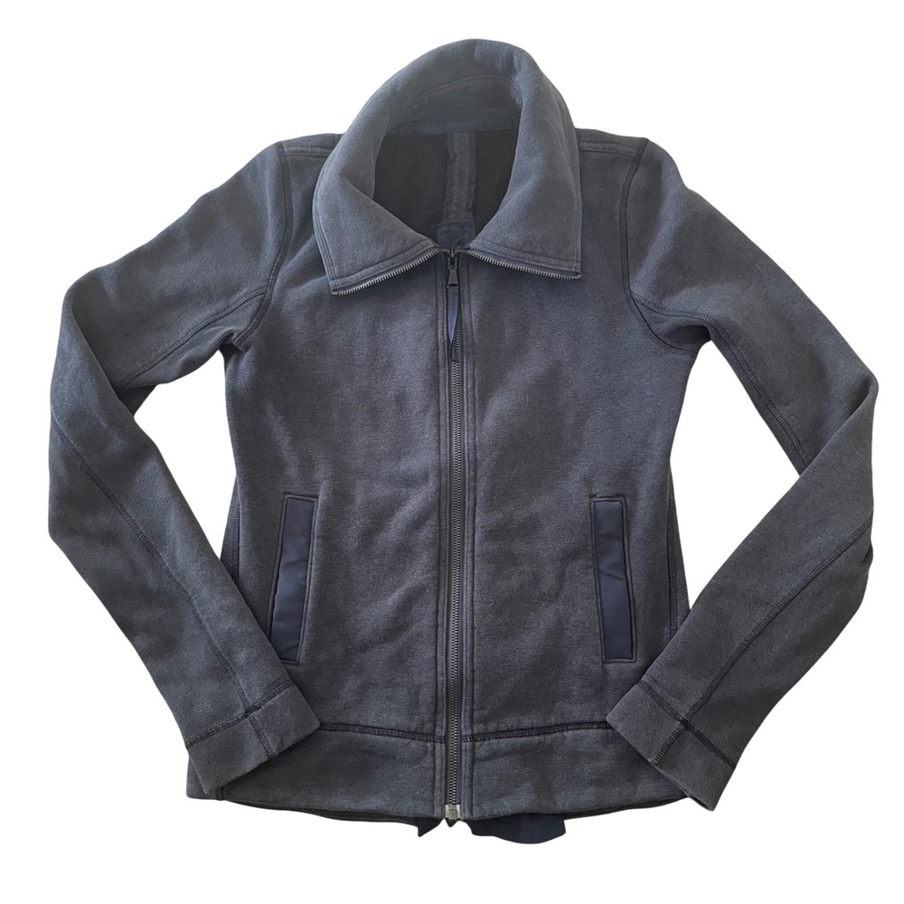 LULULEMON En Route‎ Jacket Heathered Black Dark Gray Enroute Women's 6 (no tag)